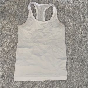 Lululemon white tank